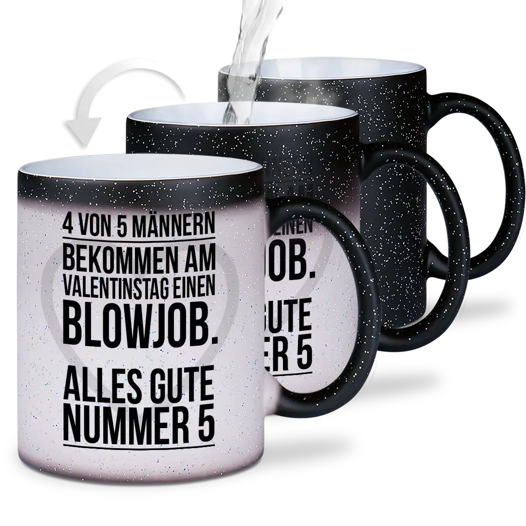 Magic Glitzertasse mit Motiv Glitzertassen.de Magic Glitzertasse mit Motiv Glitzertassen.de