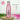 Wenn du schwarz siehst, streu Glitzer drauf, dann geht´s! - Flasche #flaschenfarbe_rose