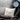 Personalisiertes Partnerkissen #kissenfarbe_weiss-blau