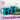 Boo! - Glitzertasse #tassenfarbe_blau