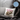 Omas Schnarchecke - Kissen #kissenfarbe_weiss-blau
