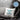 Ich liebe Dein Gesicht! - Kissen #kissenfarbe_weiss-blau