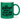 Ein Gamer altert nicht er levelt - Glitzertasse #tassenfarbe_gruen