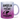 Angeln ist meine therapie - Glitzertasse #tassenfarbe_silberviolett