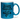 Ich brauche keinen therapeuten ich geh angeln - Glitzertasse #tassenfarbe_blau