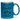 Leg dich niemals mit einem camper an - Glitzertasse #tassenfarbe_blau