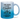 Leg dich niemals mit einem camper an - Glitzertasse #tassenfarbe_silberblau