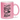 Das leben ist eine reise genieße jede kurve - Glitzertasse #tassenfarbe_rose