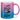Das leben ist eine reise genieße jede kurve - Glitzertasse #tassenfarbe_roseblau