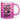 Das leben ist eine reise genieße jede kurve - Glitzertasse #tassenfarbe_roseviolett