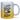 Das leben ist eine reise genieße jede kurve - Glitzertasse #tassenfarbe_silbergold