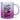 Das leben ist eine reise genieße jede kurve - Glitzertasse #tassenfarbe_silberviolett