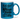Bitte, Herr, lass Hirn regnen oder Steine – Hauptsache, du triffst - Glitzertasse #tassenfarbe_blau