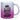 Ich schmeiß alles hin und geh in Rente - Glitzertasse #tassenfarbe_silberviolett