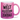 Die Welt ist eine Irrenanstalt und hier ist die Zentrale - Glitzertasse #tassenfarbe_roseviolett