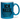 Ich hasse Menschen generell - Glitzertasse #tassenfarbe_blau