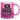 Ich hasse Menschen generell - Glitzertasse #tassenfarbe_roseviolett