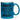 Arbeiten ist wie kacken du gehst weil du musst - Glitzertasse #tassenfarbe_blau
