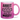 Arbeiten ist wie kacken du gehst weil du musst - Glitzertasse #tassenfarbe_roseviolett