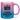 Endlich 18 – jetzt muss ich nur noch erwachsen werden - Glitzertasse #tassenfarbe_roseblau