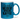 Du bist heißer als mein Kaffee - Glitzertasse #tassenfarbe_blau