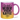 Du bist heißer als mein Kaffee - Glitzertasse #tassenfarbe_violettgold