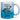 Ich wollte heute die Welt retten, aber es regnet - Glitzertasse #tassenfarbe_silberblau