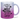 Ich wollte heute die Welt retten, aber es regnet - Glitzertasse #tassenfarbe_silberviolett