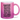 Kaffee redet nicht, Kaffee jammert nicht, Kaffee macht einfach seinen Job! Ich mag Kaffee! - Glitzertasse #tassenfarbe_roseviolett