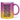 Kaffee redet nicht, Kaffee jammert nicht, Kaffee macht einfach seinen Job! Ich mag Kaffee! - Glitzertasse #tassenfarbe_violettgold