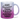 Echte Prinzessinnen tragen kein Kleid, sondern ein Handball-Trikot - Glitzertasse #tassenfarbe_silberviolett