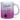 Glück ist einen Menschen wie dich an meiner Seite zu haben - Glitzertasse #tassenfarbe_silberviolett