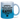 Traue keinem Content Creator, der heute noch keinen Kaffee hatte - Glitzertasse #tassenfarbe_silberblau