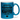 Traue keinem Postboten, der heute noch keinen Kaffee hatte - Glitzertasse #tassenfarbe_blau