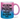 Ich nehme meine Probleme mit einer Prise Glitzer, bitte - Glitzertasse #tassenfarbe_roseblau