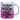 Ich nehme meine Probleme mit einer Prise Glitzer, bitte - Glitzertasse #tassenfarbe_silberviolett