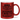 Meine Lieblings-Yogaübung: aufgehender Mittelfinger im Morgenrot - Glitzertasse #tassenfarbe_rot