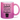 Alles, was man im Leben braucht, sind Pommes - Glitzertasse #tassenfarbe_roseviolett