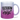 Erzieherin mit Herz - Glitzertasse #tassenfarbe_silberviolett