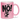 Nö! Katze - Glitzertasse #tassenfarbe_rose