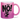 Nö! Katze - Glitzertasse #tassenfarbe_roseviolett
