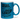 Dieser Moment, wenn du realisierst, dass du eigentlich auf der Arbeit lebst - Glitzertasse #tassenfarbe_blau