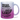 Dieser Moment, wenn du realisierst, dass du eigentlich auf der Arbeit lebst - Glitzertasse #tassenfarbe_silberviolett