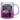 So viele Idioten und nur eine Sense - Glitzertasse #tassenfarbe_silberviolett