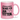 Während du redest, denke ich an Titten - Glitzertasse #tassenfarbe_rose