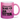 Während du redest, denke ich an Titten - Glitzertasse #tassenfarbe_roseviolett