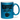 Kaffee, weil Koks ungesund ist - Glitzertasse #tassenfarbe_blau