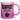 Kaffee, weil Koks ungesund ist - Glitzertasse #tassenfarbe_roseviolett