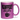 Kaffee, weil Koks ungesund ist - Glitzertasse #tassenfarbe_violett