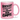 Vorsicht: Ich bin zu fett, um wegzurennen – ich kämpfe - Glitzertasse #tassenfarbe_rose